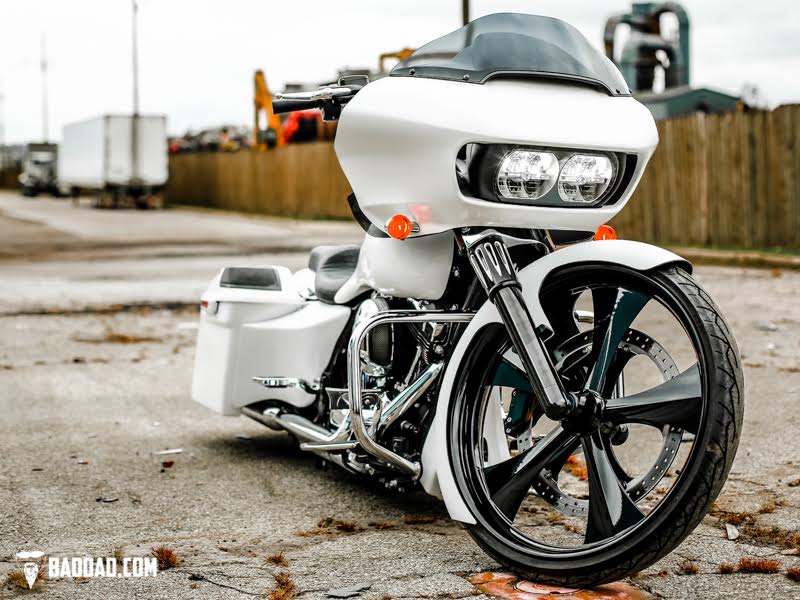 26" Wrap Front Fender, Flat Bottom, 41mm