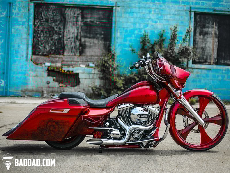 26" Wrap Front Fender, Flat Bottom, 41mm