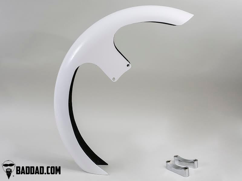 26" Wrap Front Fender, Flat Bottom, 41mm