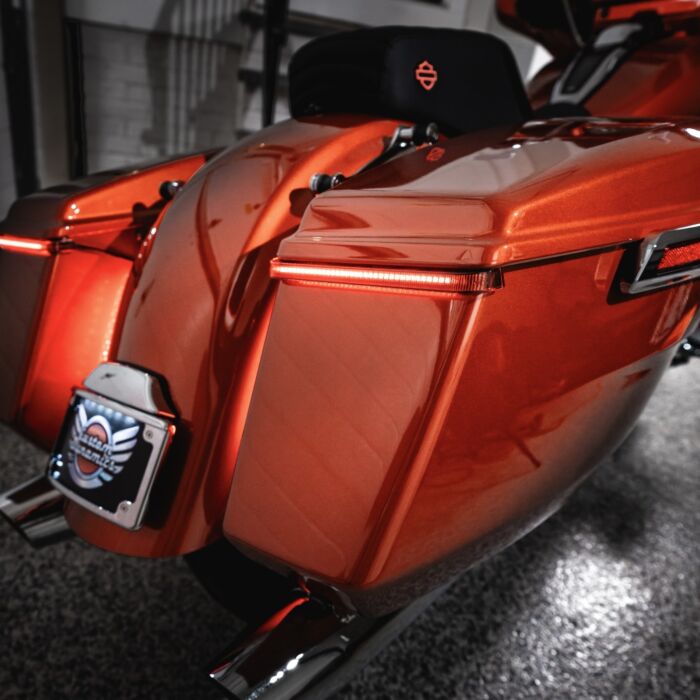 Custom Dynamic Low Profile LED Saddlebag Lights for 2023.5-2025 Harley-Davidson Touring