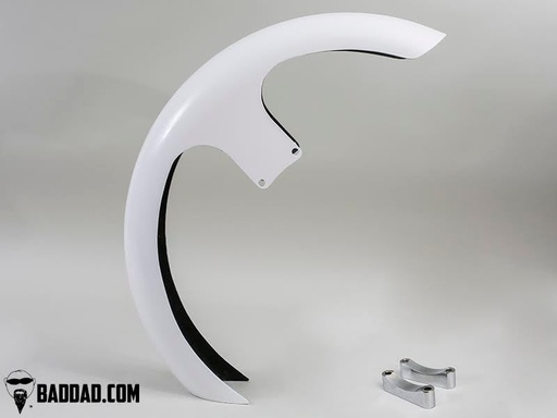 26" Wrap Front Fender, Flat Bottom, 41mm