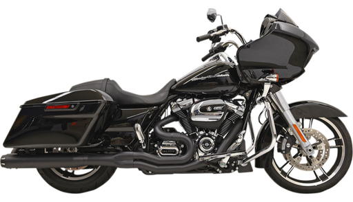 [1F58RB] Road Rage 3 2-into1 Exhaust w/ 4" Muffler, Black, 2017-2025 Touring
